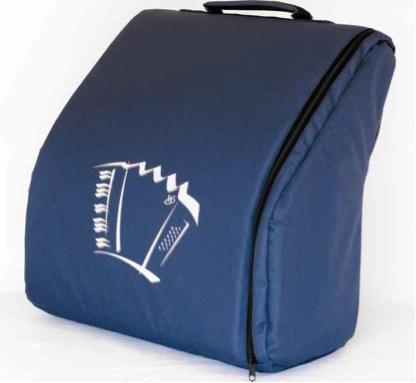 Accordion soft case for 96 bass blue